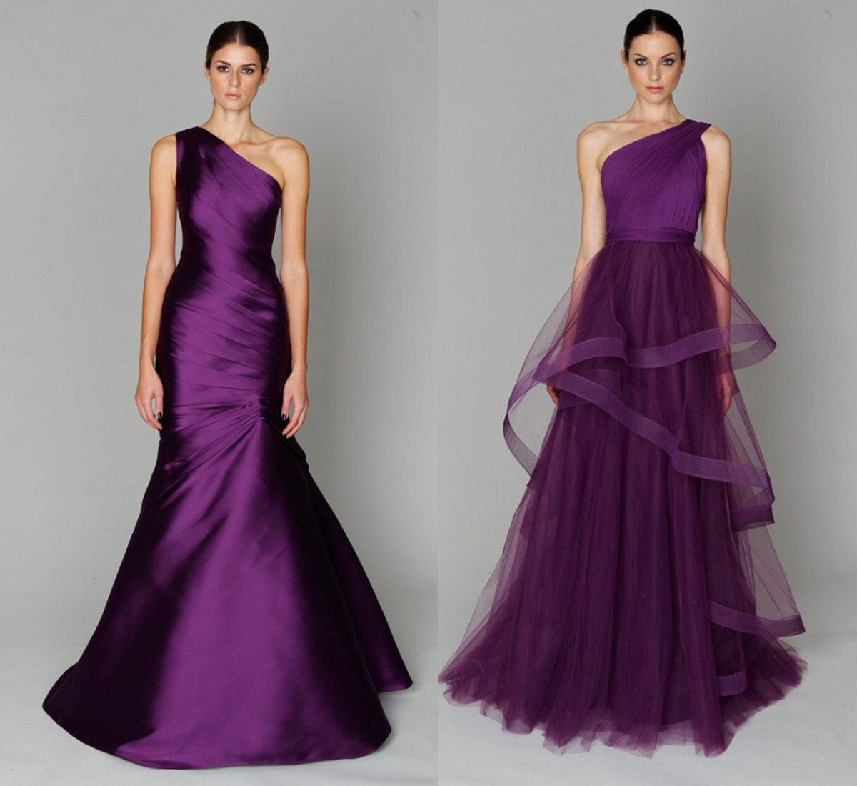 Платье фиолетовое подчёркивающие талию